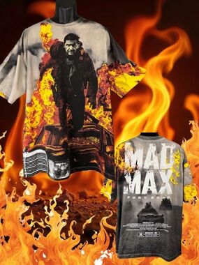 Rucking Fotten Mad Max Fury Road Movie Tom Hardy All Over Print Shirt Men’s 2XL